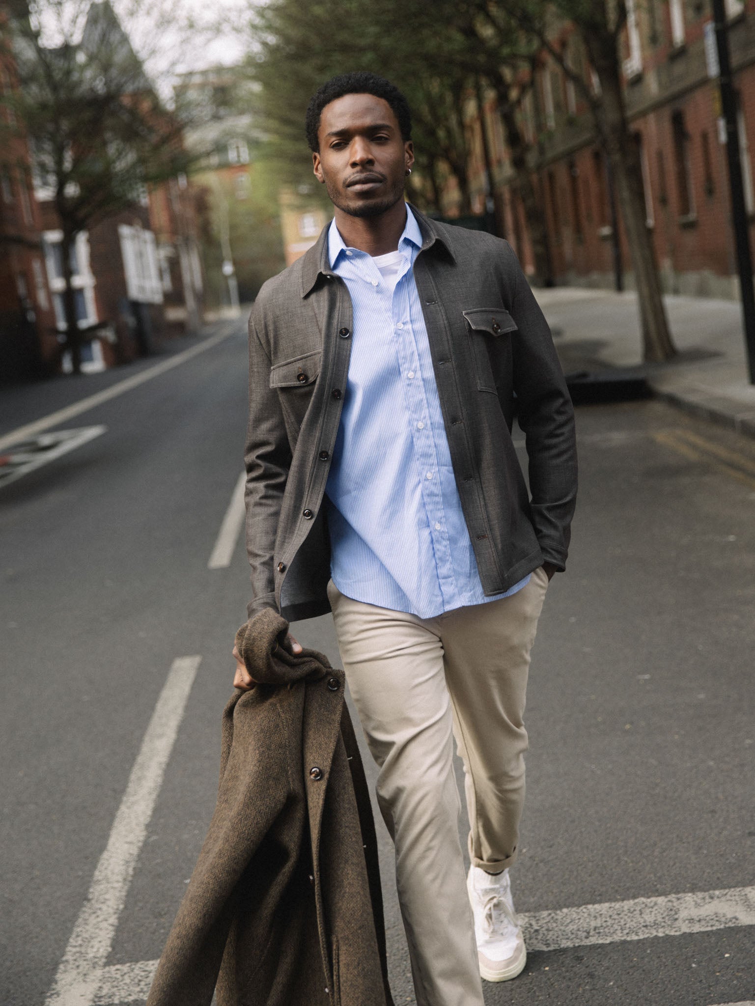 Modelshot / Light Blue Stripe / Detail